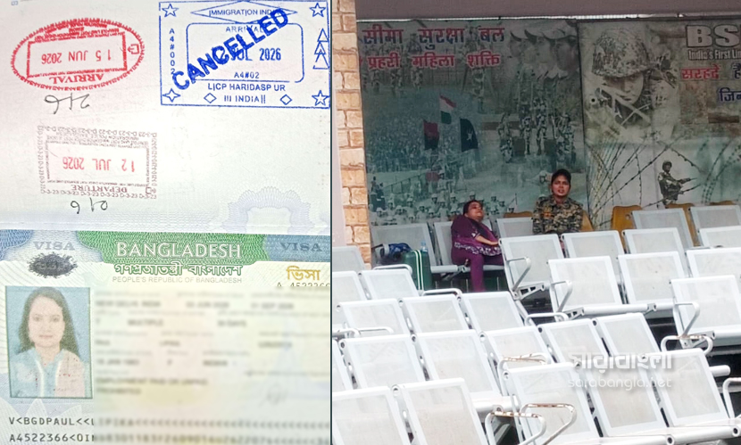 ভারতীয় নাগরিক দীপিকা পালের ভিসা ও পাসপোর্ট সংক্রান্ত কাগজপত্র। ছবি: সংগৃহীত
