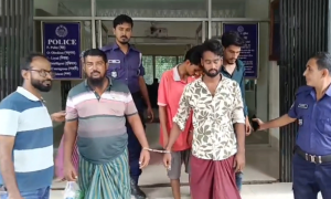 গ্রেফতার হওয়া আসামিরা।